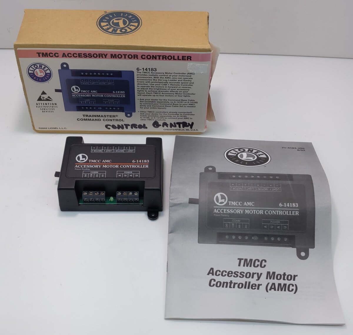 Lionel 6-14183 TMCC Accessory Motor Controller - AMC