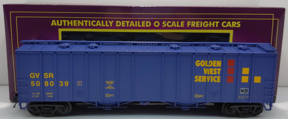 MTH 20-97674 O Golden West Service 50' Airslide Hopper #508039