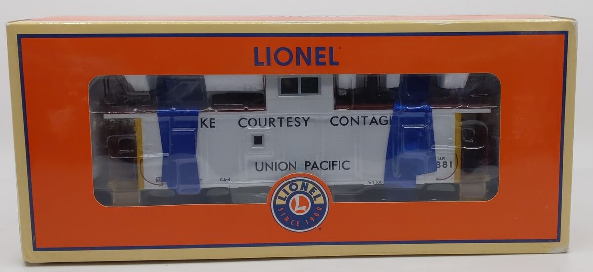 Lionel 6-27604 O Gauge Union Pacific CA-4 Illuminated Caboose with Smoke #3881
