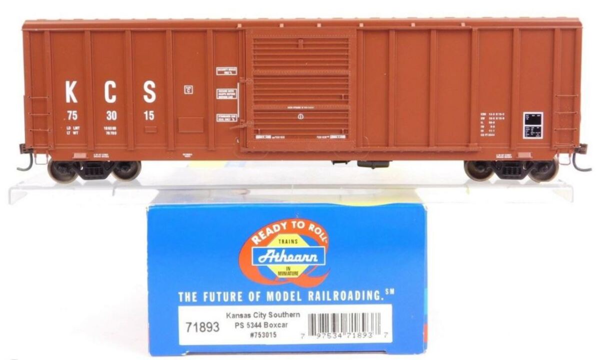 Athearn 71893 HO KCS 50' PS Box Car #753015