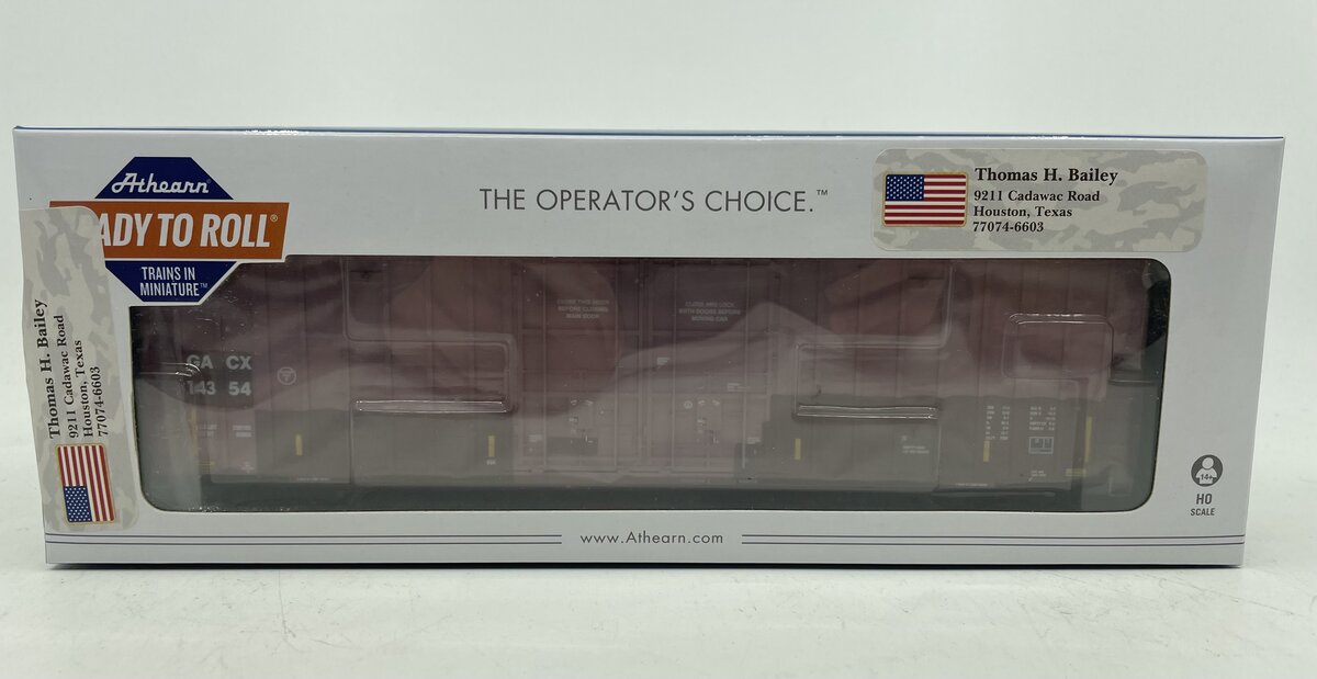 Athearn 75063 HO GACX RTR 60' Gunderson DD Hi-Cube Box #14354