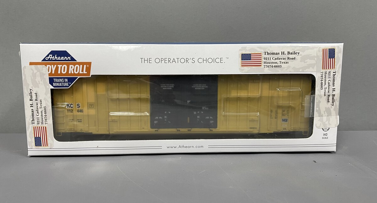 Athearn 75067 HO KCS RTR 60' Gunderson DD Hi-Cube Box #112446