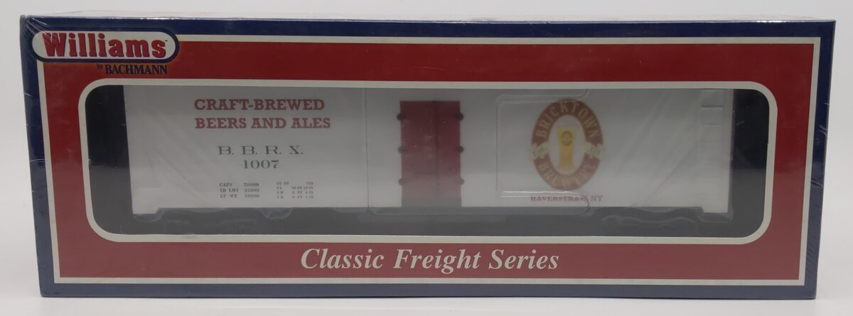Williams 47462 O Gauge Bricktown Brewery 40' Refrigerator Car
