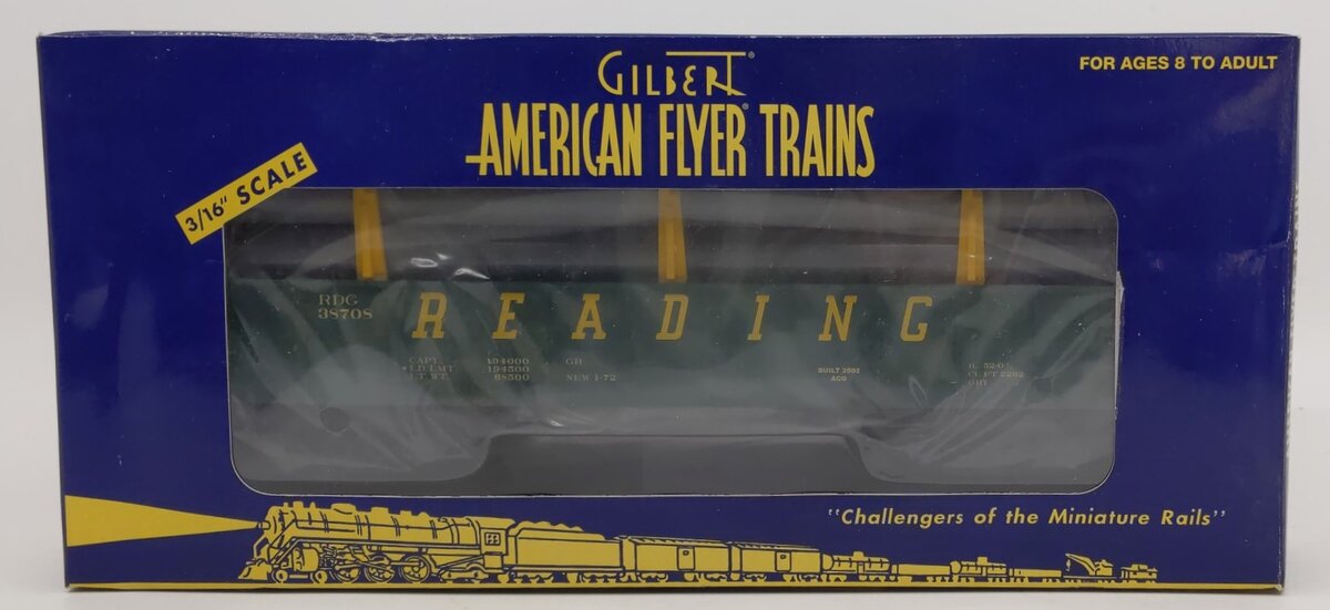 American Flyer 6-48526 S Scale Reading Gondola With Pipes Load #38708