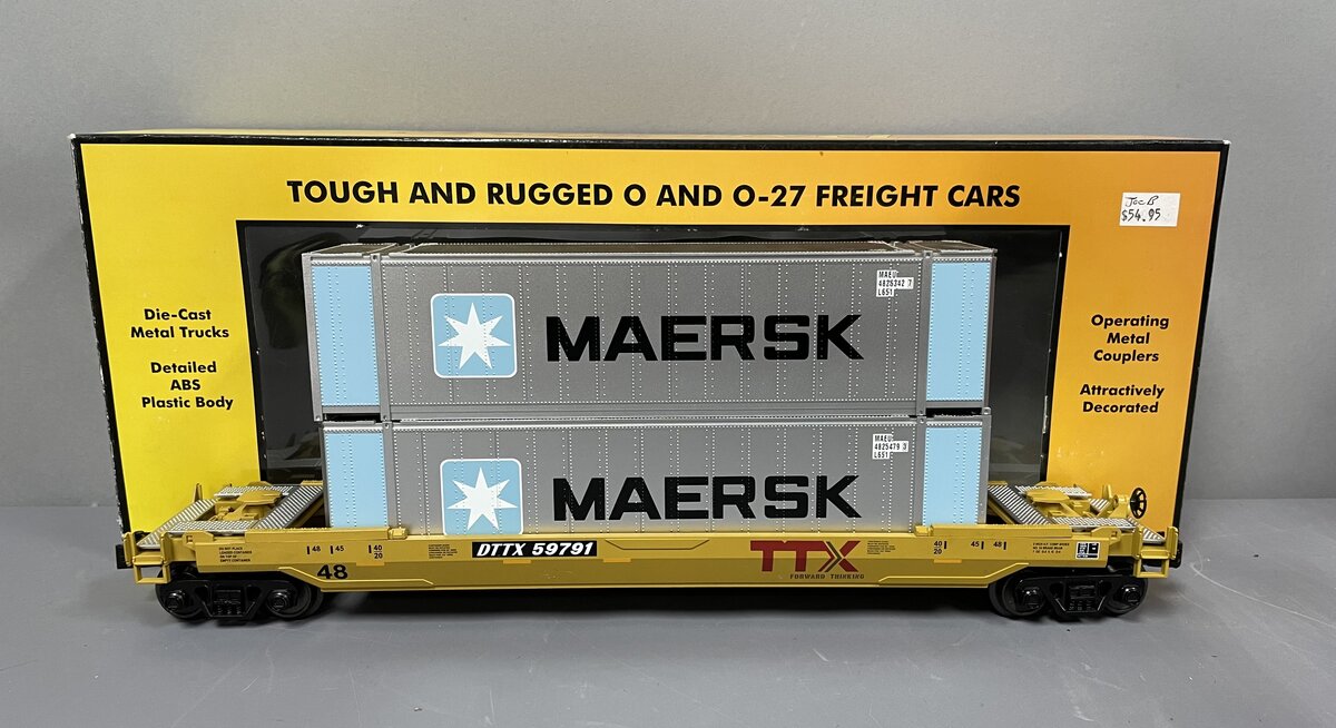 MTH 30-76368 O TTX Husky Stack Car #59791