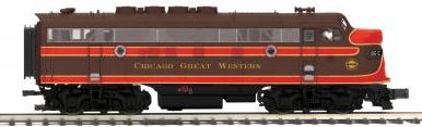 MTH 20-20937-1 O Gauge CGW F-3 A-Unit Diesel #106-C w/ PS3