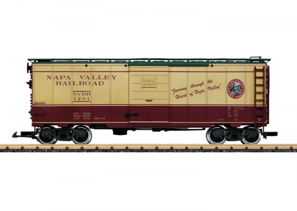 LGB 41915 G Napa Valley 40' Steel Ready to Run Boxcar #1201
