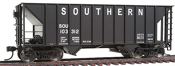 Walthers 932-7424 Southern Greenville 100T Twin Hopper #103312