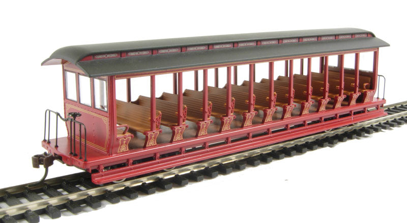 Bachmann 19347 HO Jackson Sharp Open-Side Excursion Car