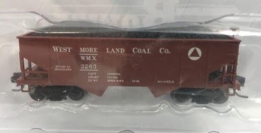 Bowser 37749 N Westmoreland Coal Co. PRR Class GLa 2-Bay Open Hopper #3263