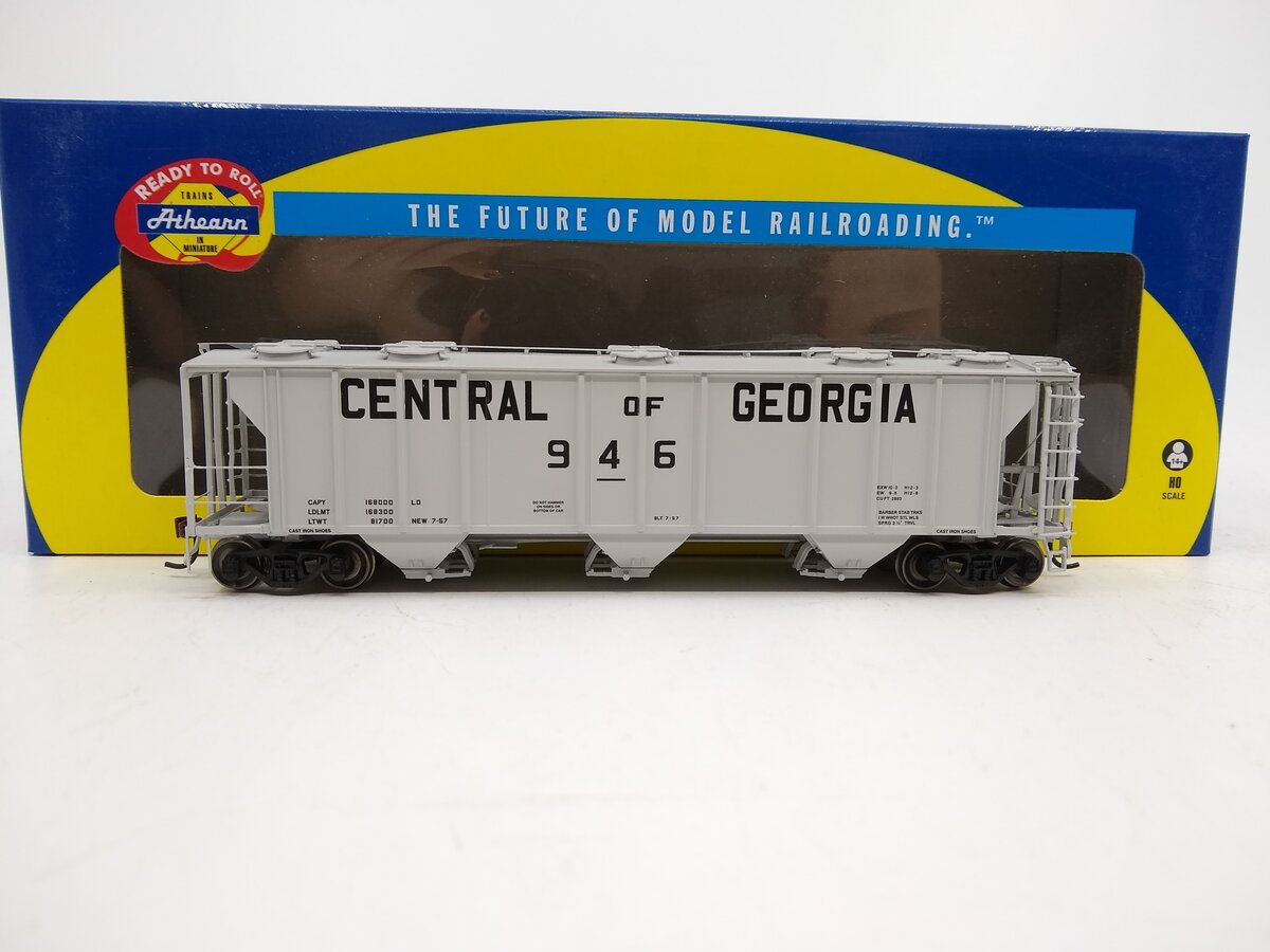 Athearn 89069 HO Central of Georgia PS-2 2893 Covered Hopper #946