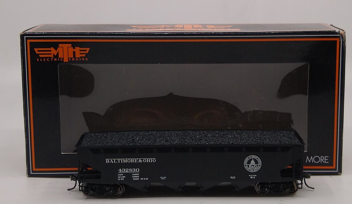 MTH 85-75029 Baltimore & Ohio HO Scale 70t Quad Hopper #432830