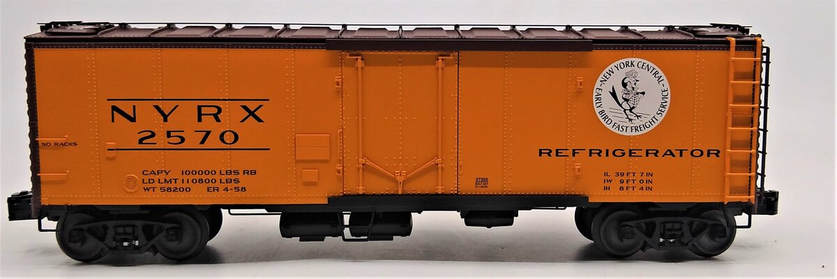 Lionel 6-27355 O Gauge New York Central Steel-Sided Refrigerator Car #2570