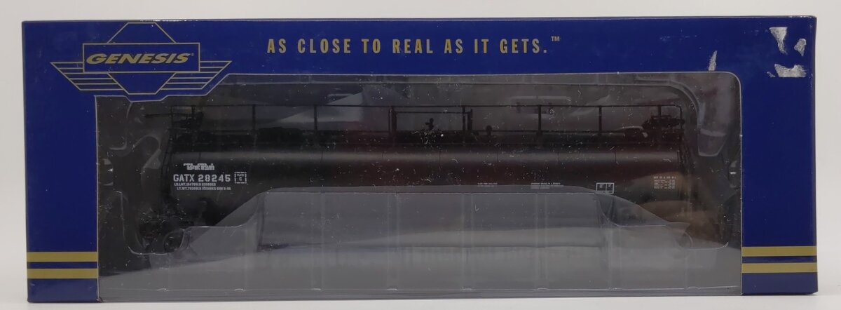 Athearn G67817 HO Scale GATX/Late TankTrain Intermediate Tank Car #28245