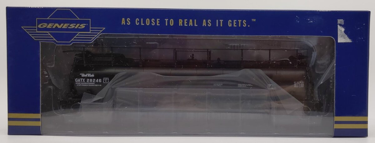 Athearn G67818 HO Scale GATX Late TankTrain Intermediate Tank Car #28246