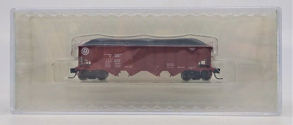 Bowser 38052 N Virginian Leased PRR H21a 4-Bay Hopper Car #177239
