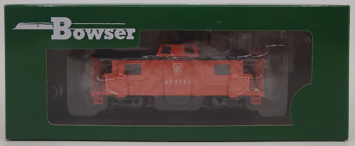Bowser 41601 HO Pennsylvania Plain Keystone N8 Cabooose w/ Antenna #478155