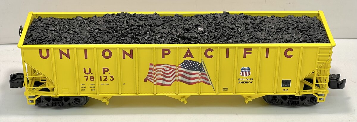 Lionel 6-27432 O Gauge Union Pacific 3-Bay Open Hopper #78123