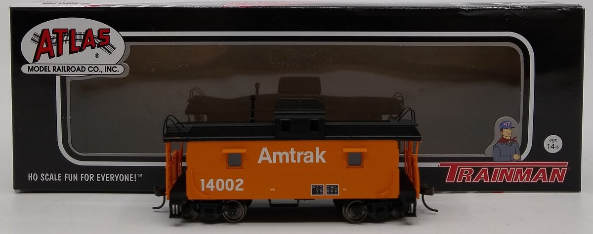Atlas 20004576 HO Amtrak Trainman® C & O Style Cupola Caboose #14002