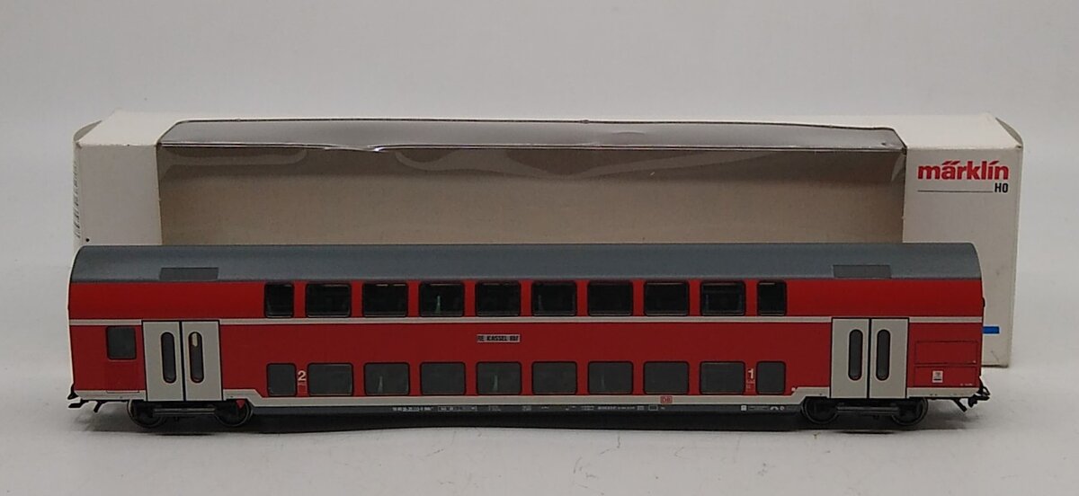 Marklin 43584 HO Scale DB 1st and 2nd Class Bilevel Car