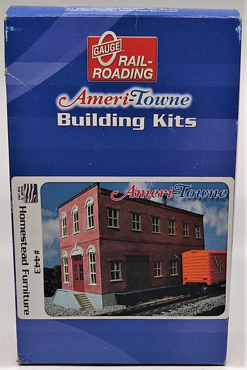 Ameri-Town 443 O Scale Homestead Furniture Building Kit