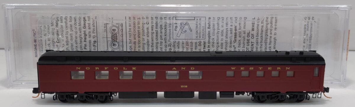 Micro-Trains 14600180 N Norfolk & Western 80' Heavyweight Diner Car #1018