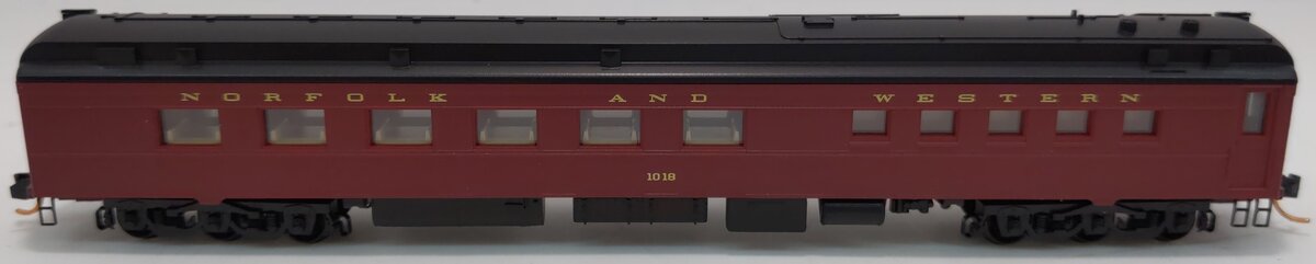 Micro-Trains 14600180 N Norfolk & Western 80' Heavyweight Diner Car #1018