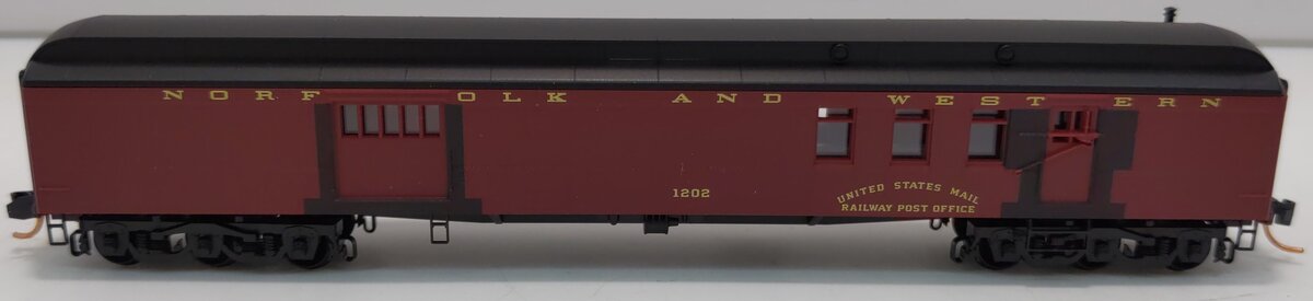 Micro-Trains 14800180 N Norfolk & Western 70' Mail Baggage Car #1202