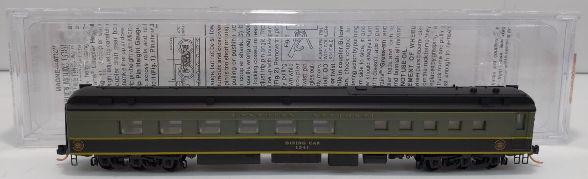 Micro-Trains 14600150 N Canadian National 80' Heavyweight Diner Car #1241