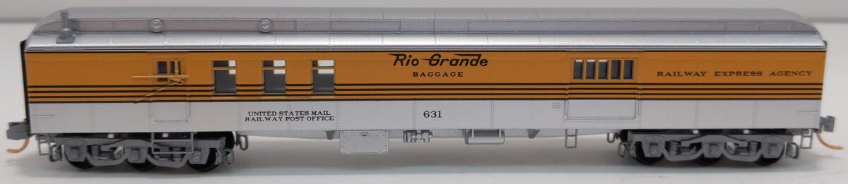 Micro-Trains 14800160 N DRGW Heavyweight Mail Baggage Car #631