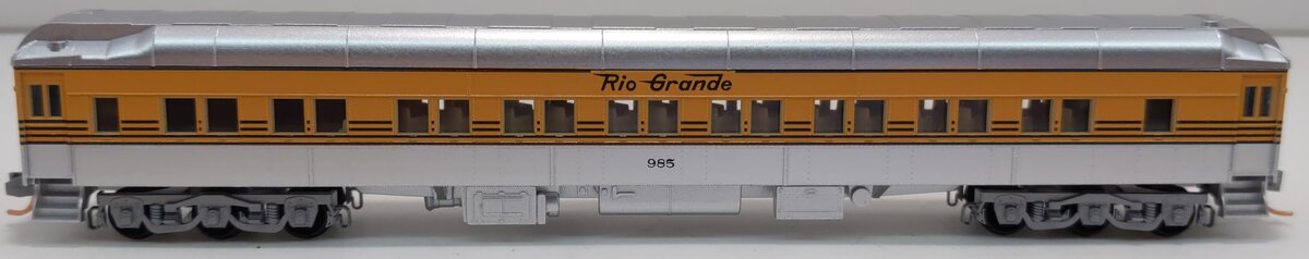 Micro-Trains 14300160 N DRGW 83' 28-1 Heavyweight Parlor Car #985