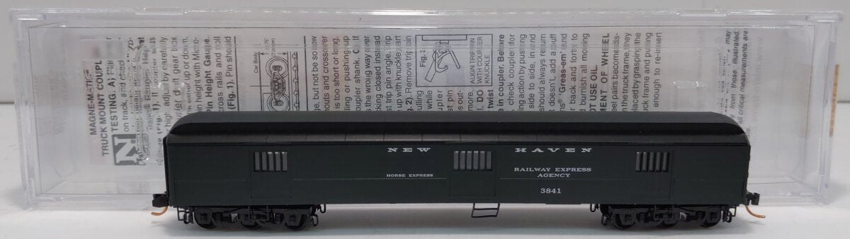 Micro-Trains 14900100 N New Haven 70' Heavyweight Horse Car #3841