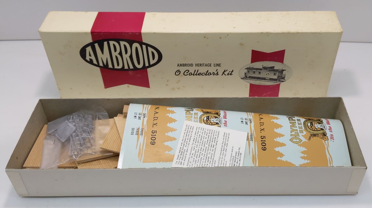 Ambroid O-18 O Scale Olympia Beer 36' Private Reefer Kit