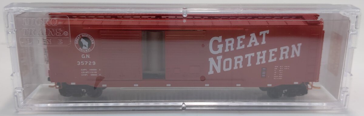 Micro-Trains 03400420 N Great Northern 50' Standard Double Door Boxcar #35729