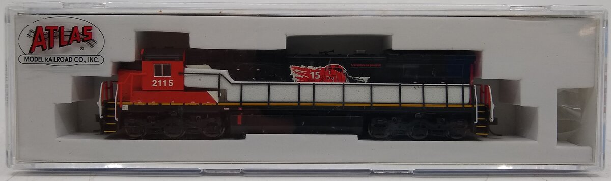 Atlas 51834 N CN 15th Anniversary Dash 8-40C Diesel Locomotive Standard DC #2115