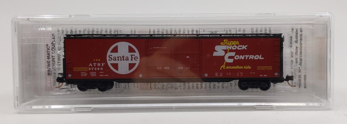 Micro-Trains 12200062 N Santa Fe Greenville 60' Double-Door Boxcar #37360