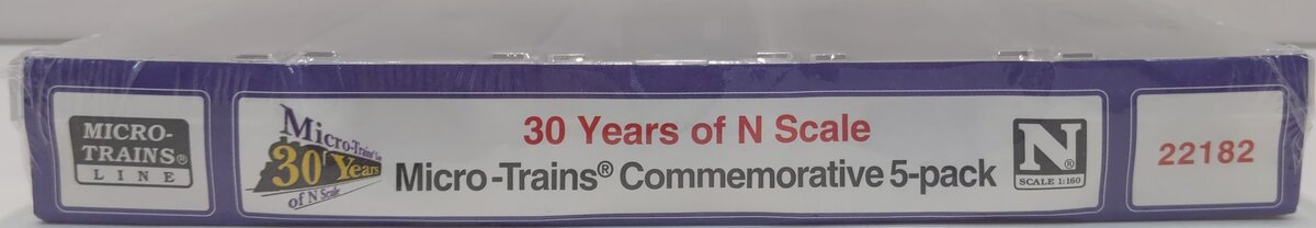 Micro-Trains 02200182 N Commemorative 40' Standard Boxcars (Set of 5)