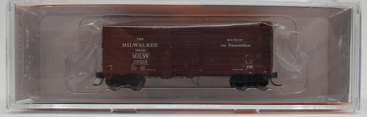 Fox Valley Models 90221 N Milwaukee Road Short-Rib 40' Rib-Side Boxcar #21523