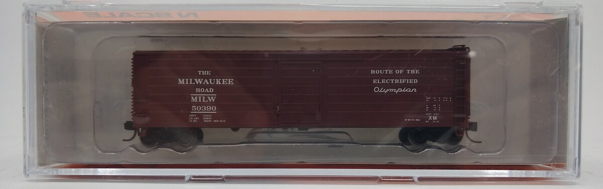 Fox Valley Models 90416 N Milwaukee Road 50' Single-Door Rib-Side Boxcar #50390