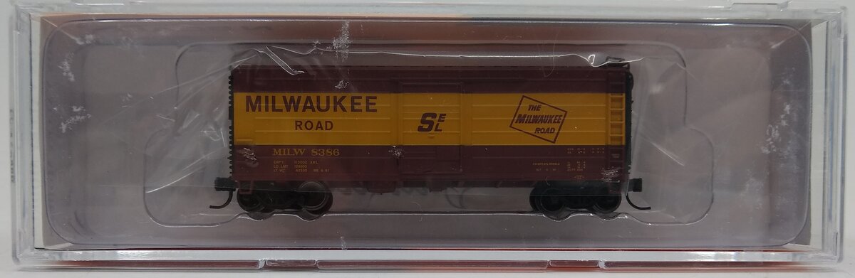 Fox Valley Models 90268 N Milwaukee RTR Short-Rib 40' Rib-Side Boxcar #8386