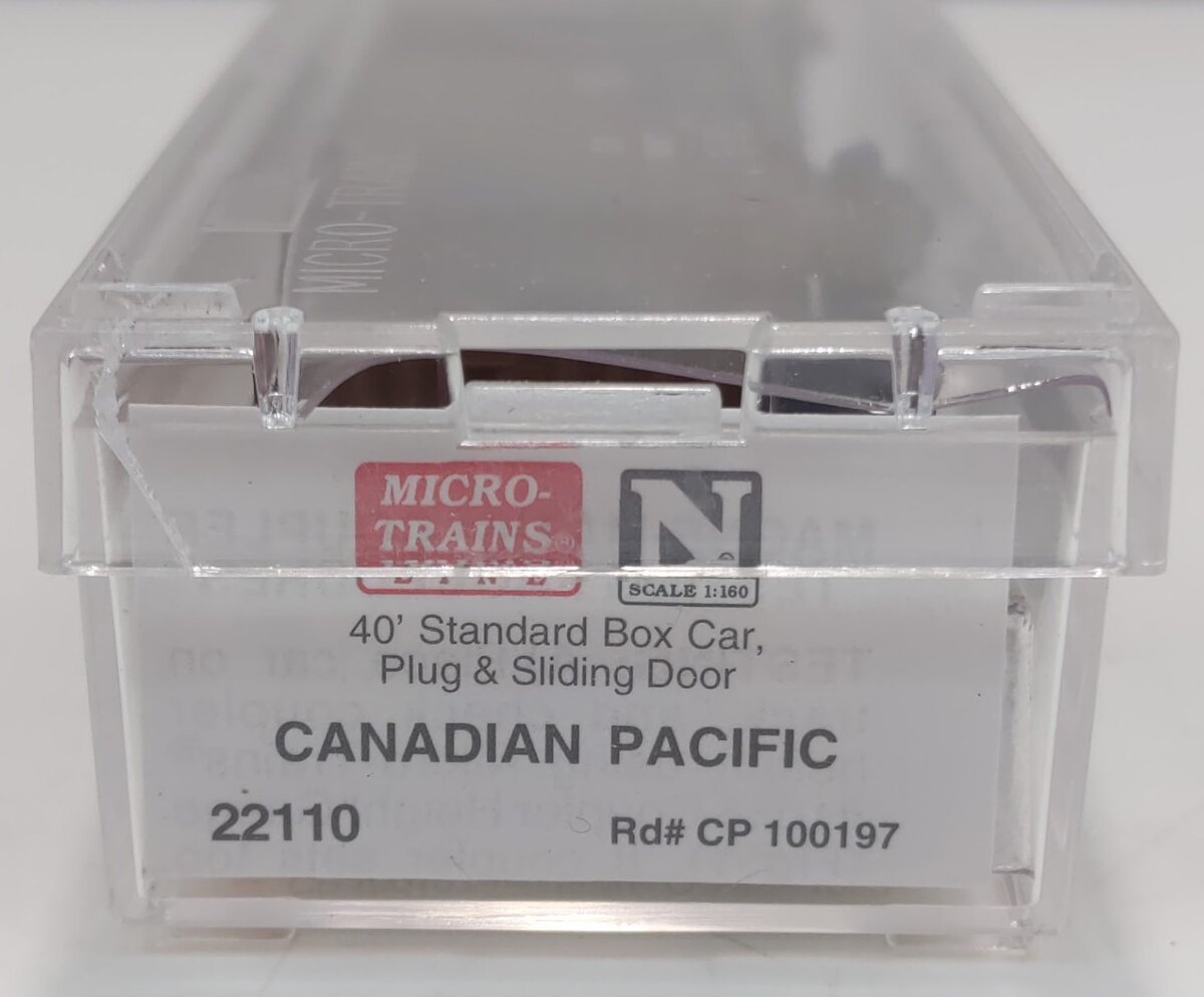 Micro-Trains 02200110 N CP 40' Standard Plug & Sliding Door Boxcar #100197