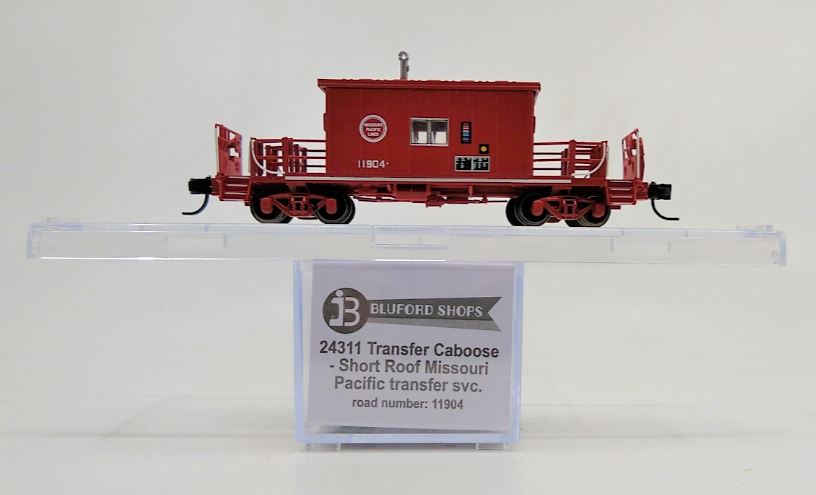 Bluford Shops 24311 N Scale Missouri Pacific Transfer Caboose #11904