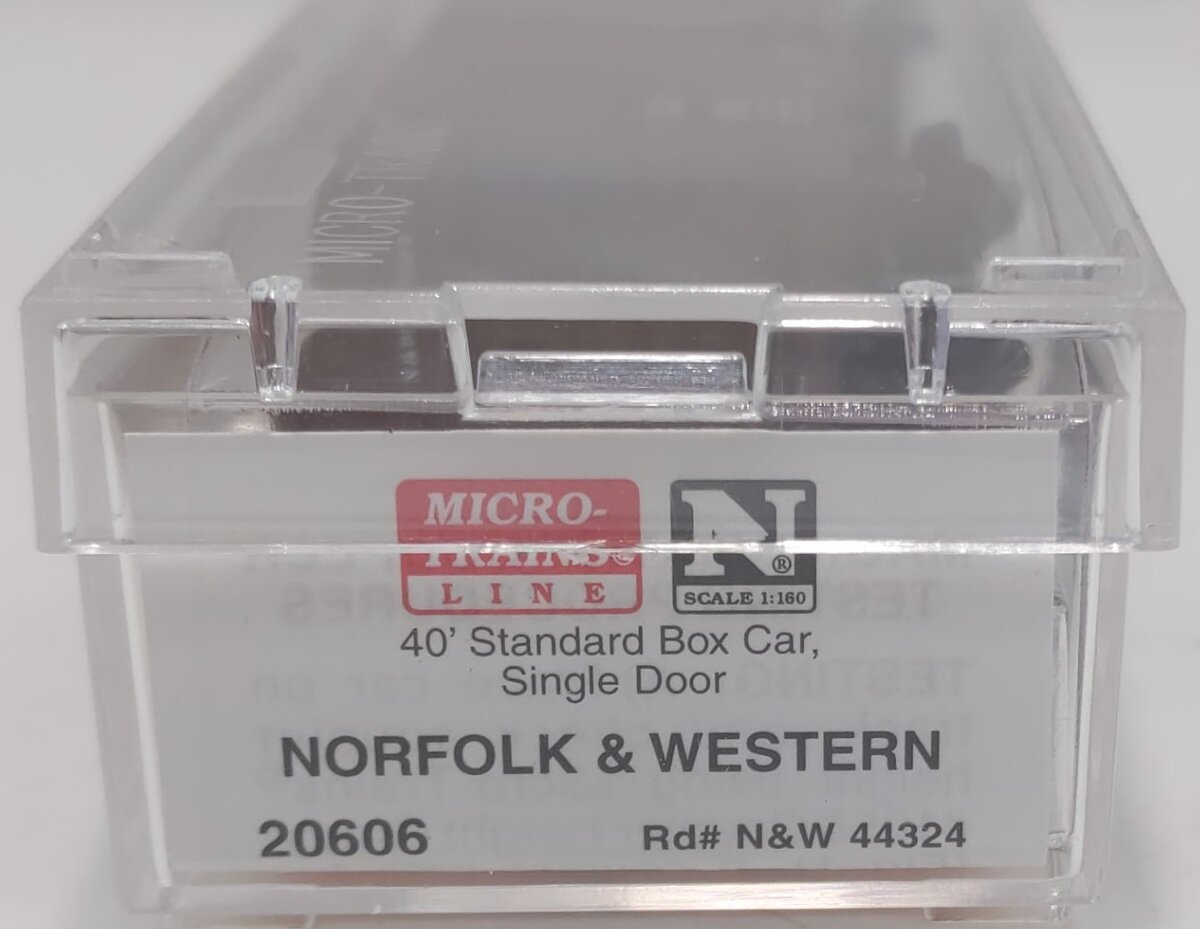 Micro-Trains 02000606 N Norfolk & Western 40' Standard Single Door Boxcar #44324