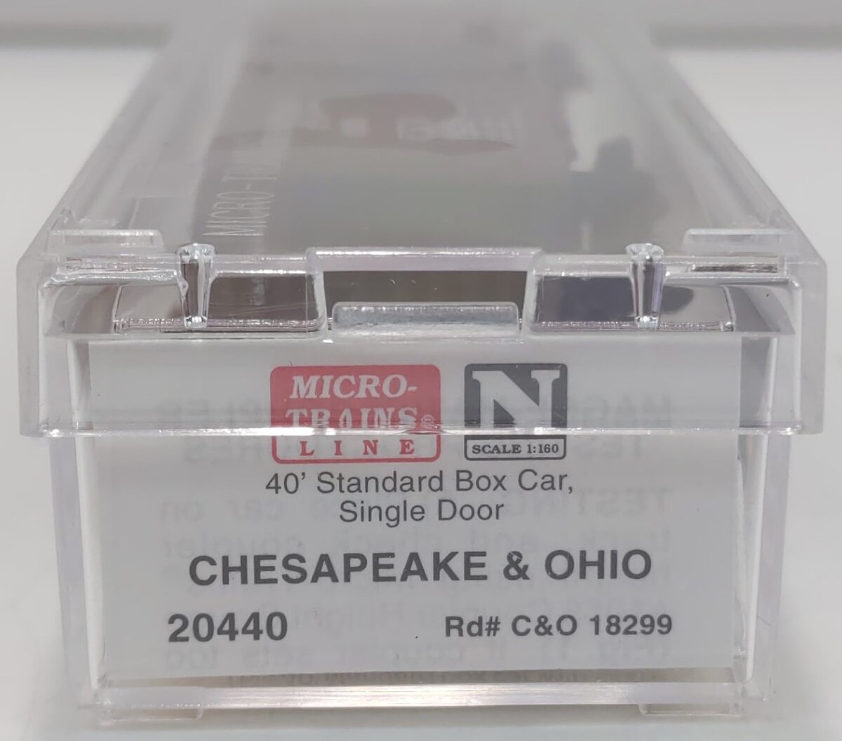 Micro-Trains 02000440 N C&O 40' Standard Single Door Boxcar #18299