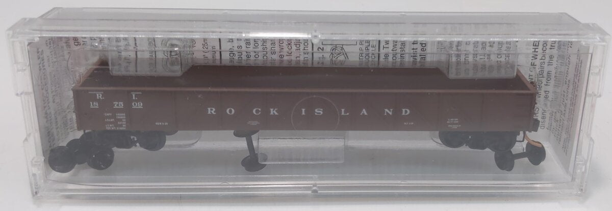 Micro-Trains 06100010 N Rock Island 50' Composite Straight Side Gondola #187509