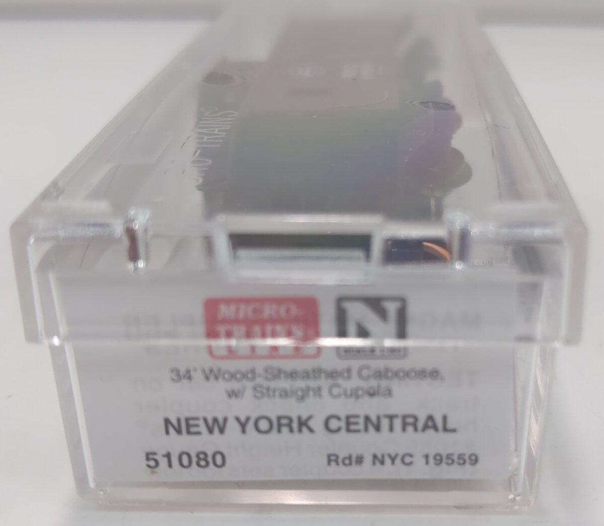 Micro-Trains 05100080 N NYC 34' Wood-Sheathed Caboose w/Straight Cupola #17906