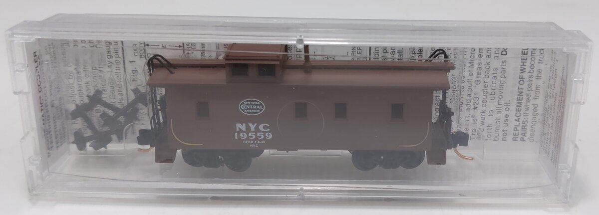 Micro-Trains 05100080 N NYC 34' Wood-Sheathed Caboose w/Straight Cupola #17906