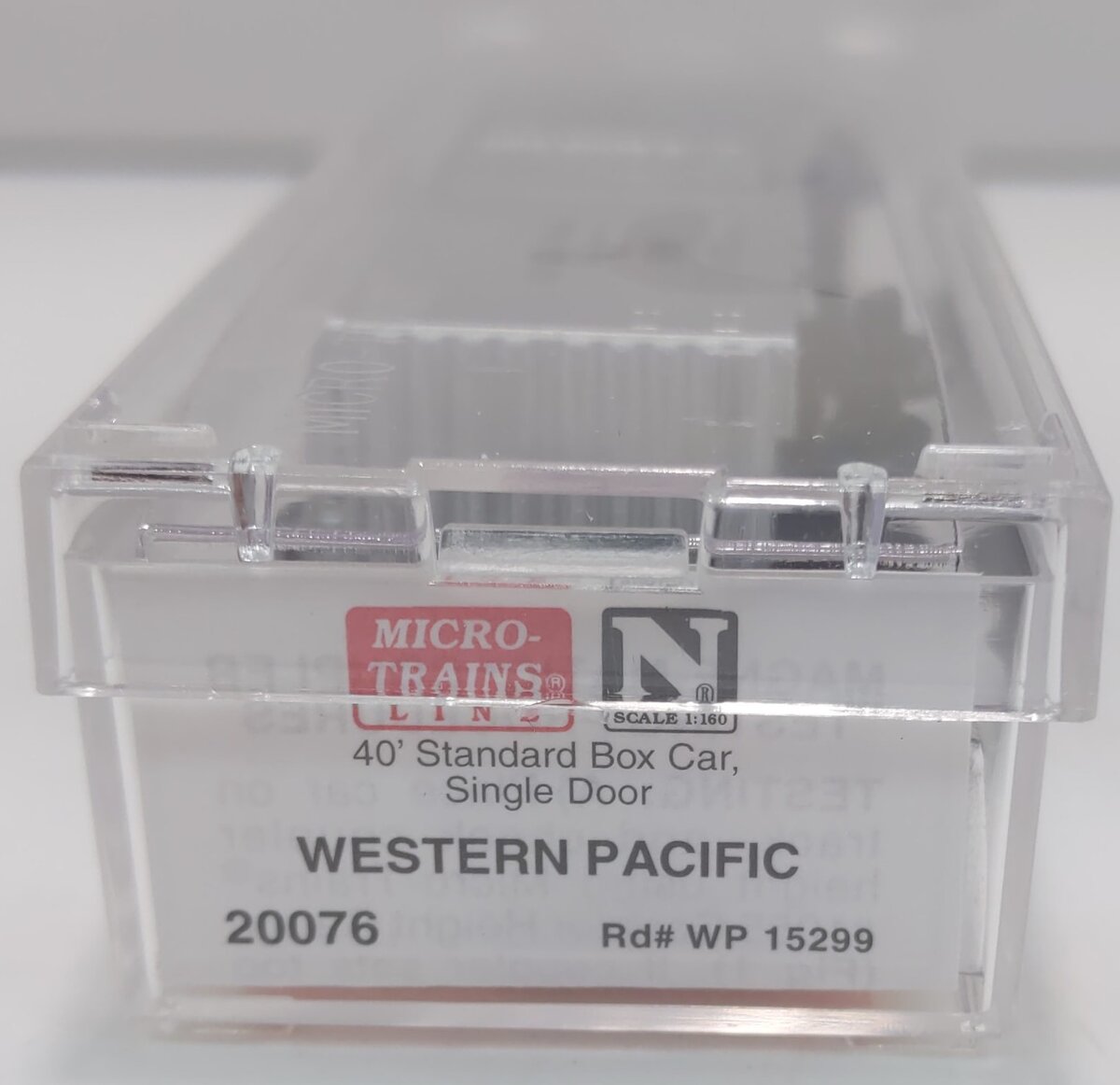 Micro-Trains 02000076 N Western Pacific 40' Standard Boxcar Single Door #15299