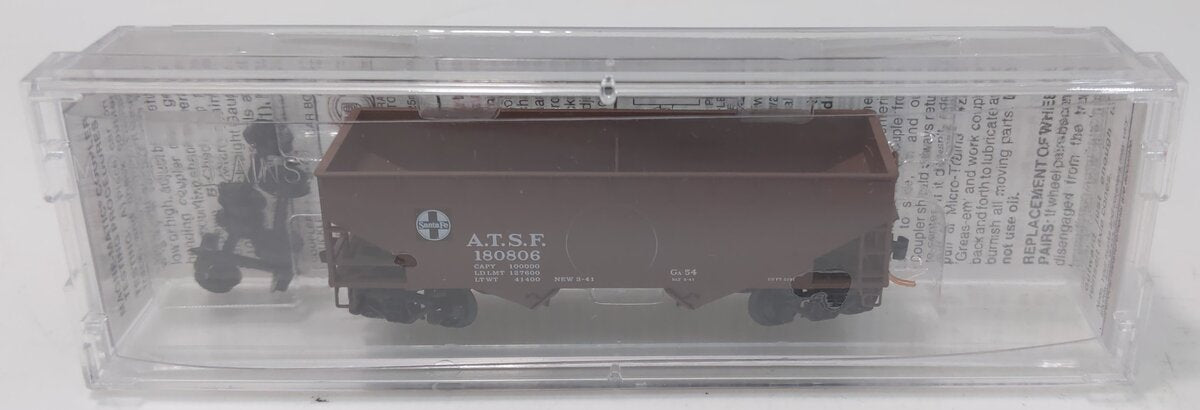 Micro-Trains 05500010 N ATSF 33' Twin Bay Offset Side Hopper #180806