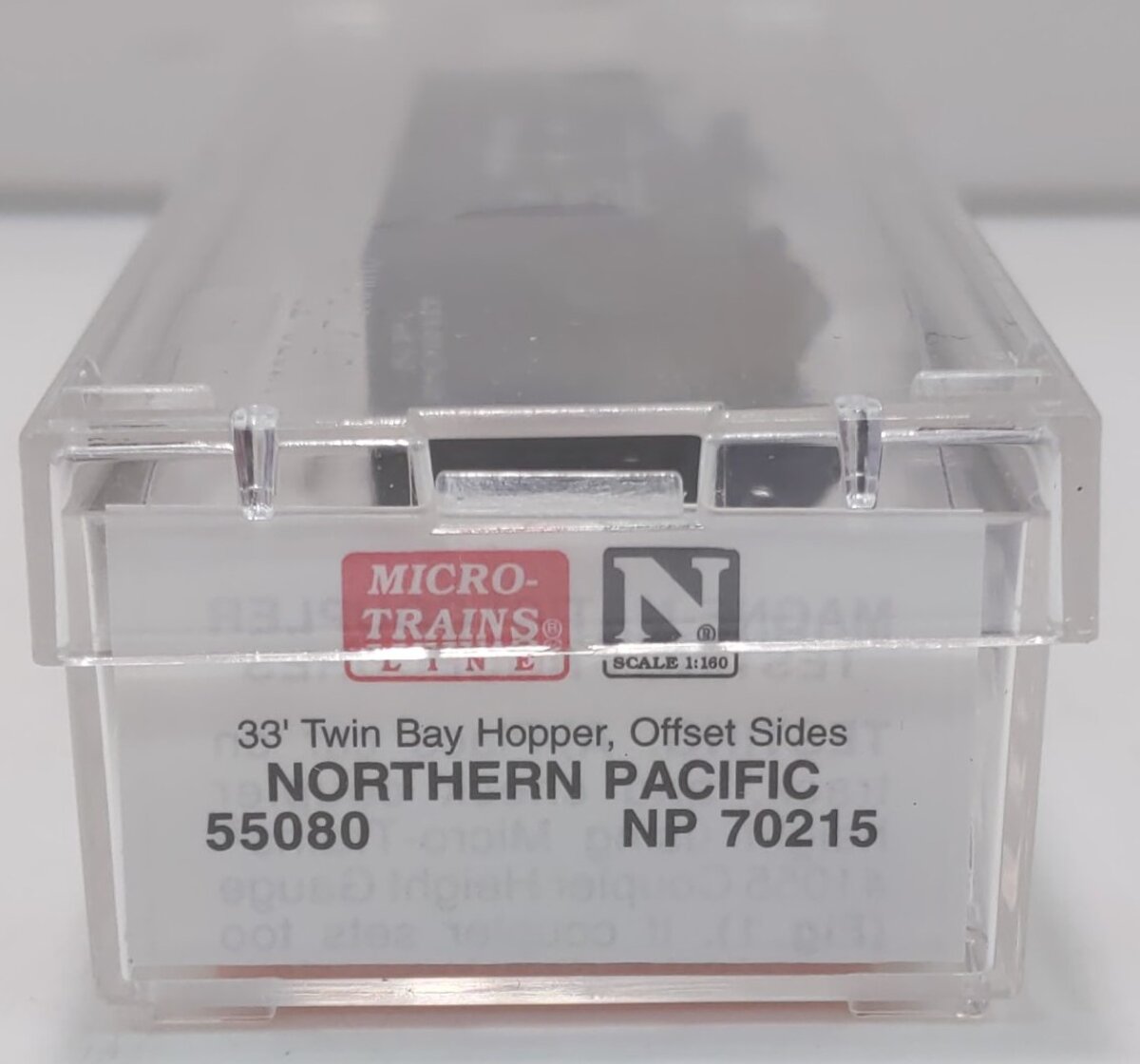 Micro-Trains 05500080 N Northern Pacific 33' Twin Bay Hopper Offset Sides #70215